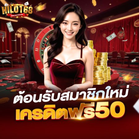 ต้อนรับสมาชิกใหม่ แจกเครดิตฟรี 50 บาท